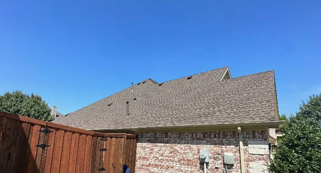 Completed roof replacement project in San Ramon
